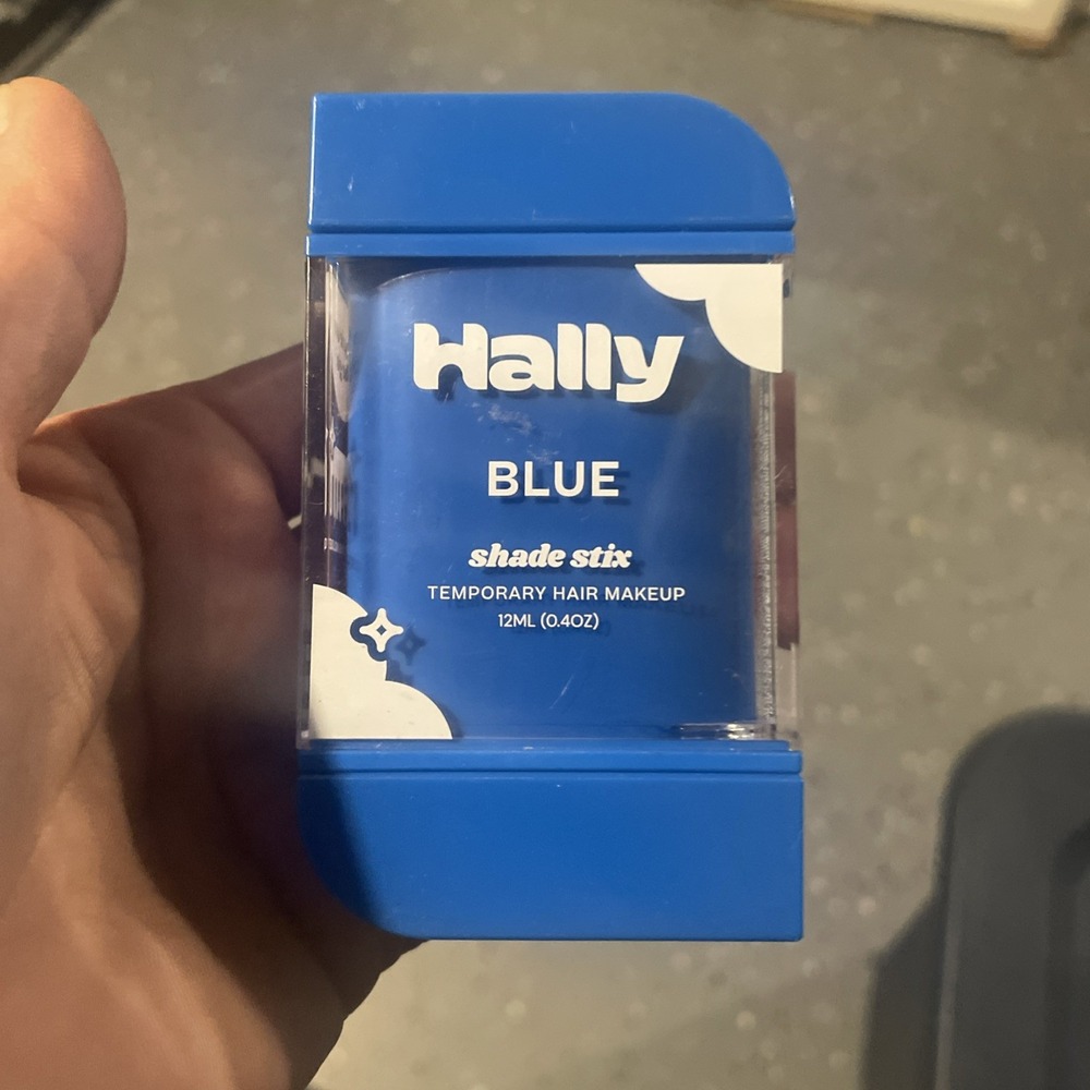 Hally Shade Stix Temporary Hair Makeup One Day Hair Color Blue 12ml